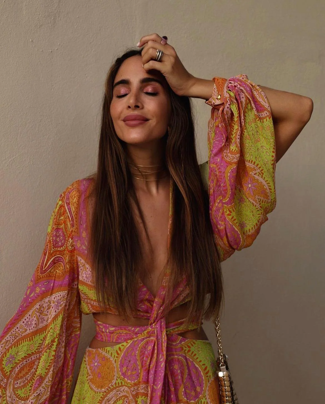 Dames Boheemse mini zomerjurk - Holly