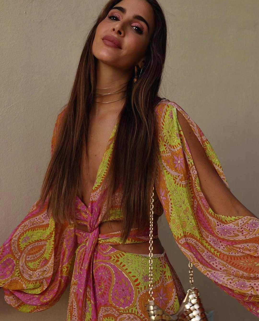 Dames Boheemse mini zomerjurk - Holly