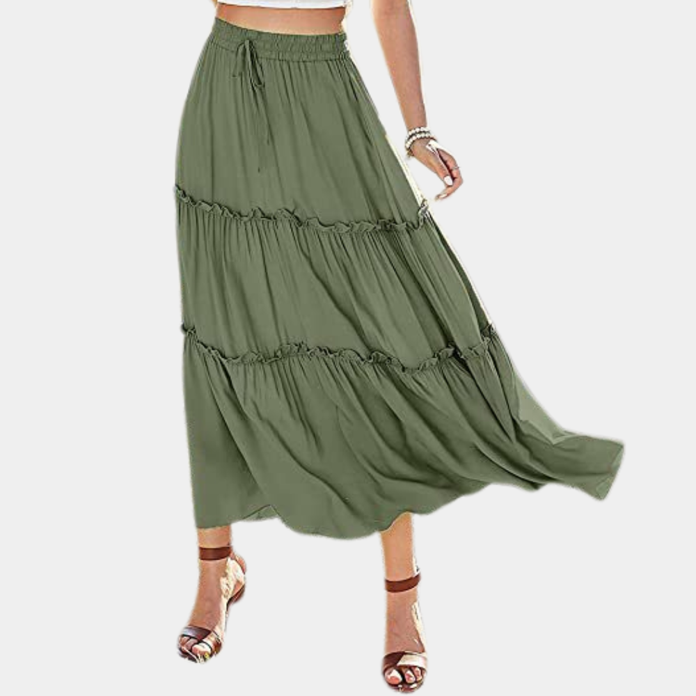 Dames Bohemian Lange Rok - Esila