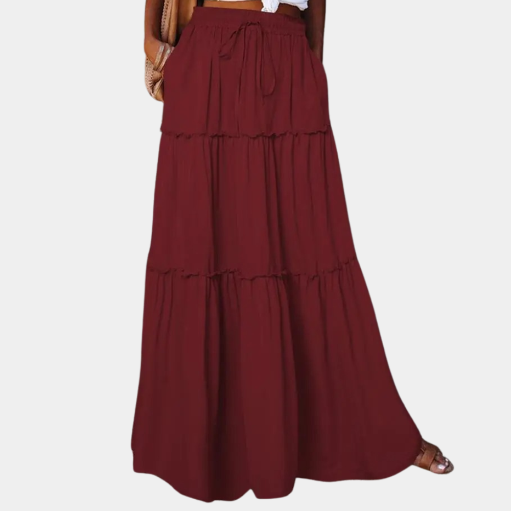 Dames Bohemian Lange Rok - Esila