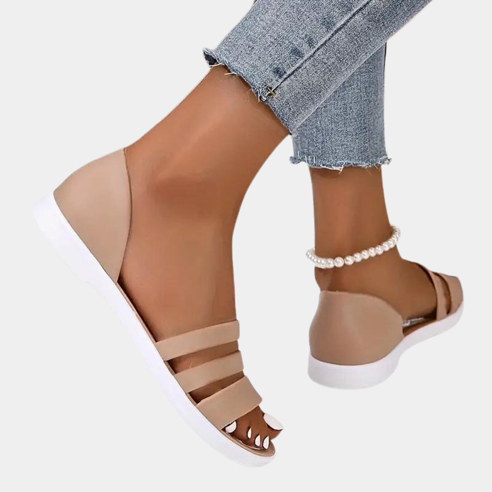 Dames Casual Instap Sandalen – Cathy