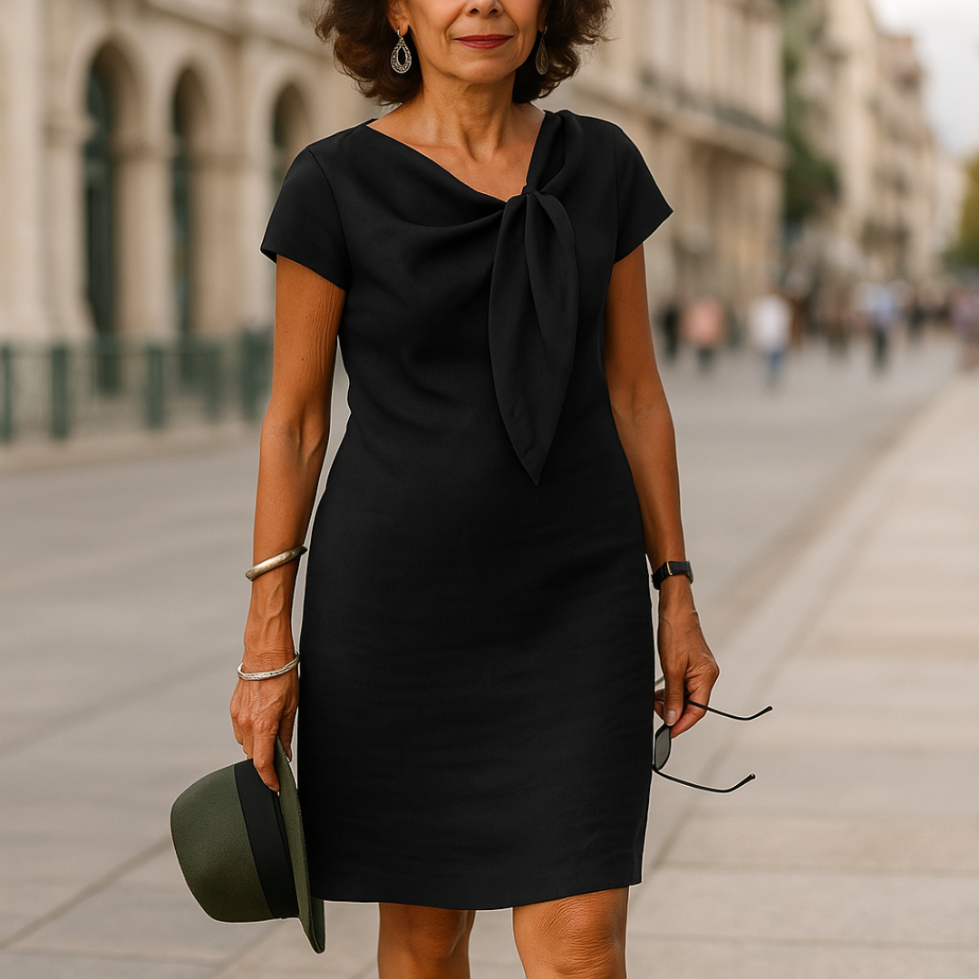 Dames Casual Mini Zomerjurk met Lint - Leila