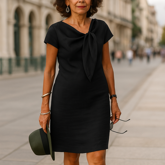 Dames Casual Mini Zomerjurk met Lint - Leila