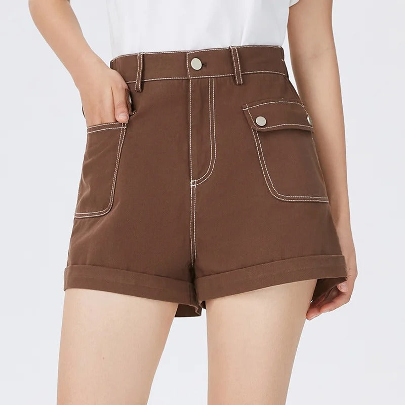 Dames Casual Zomer A-Lijn Shorts - Odette