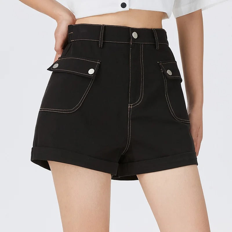Dames Casual Zomer A-Lijn Shorts - Odette