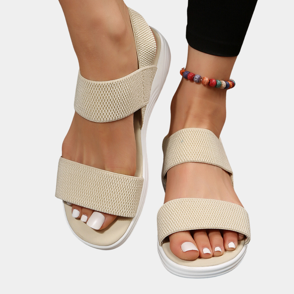 Dames Chic Platte Sandalen - Lucie