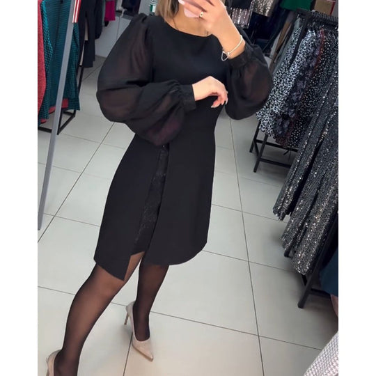 Dames Formele Mini A-Line Jurk - Vivian