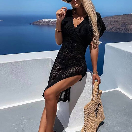 Dames Gehaakte Strandjurk - Fleur