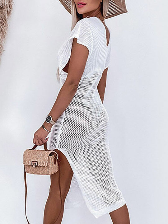 Dames Gehaakte Strandjurk - Fleur