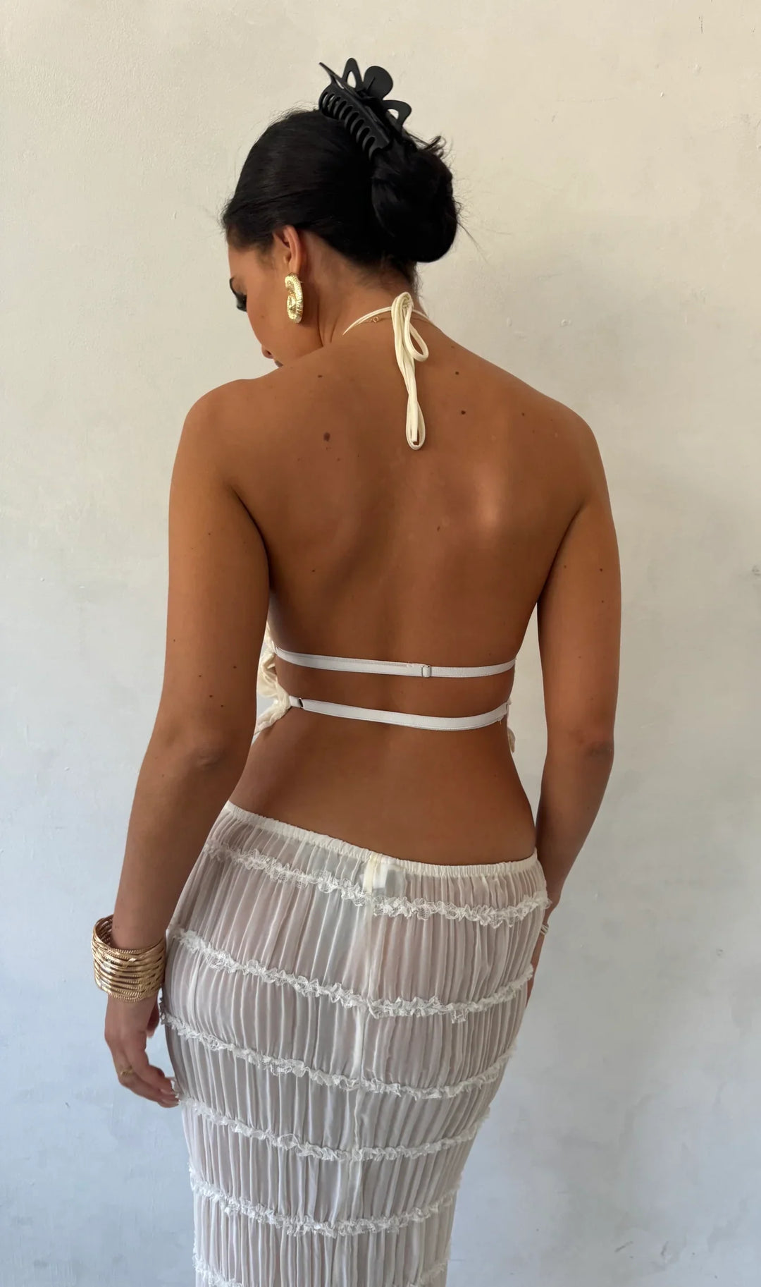 Dames Hawaï Top en Maxi Rok Set - Natasha