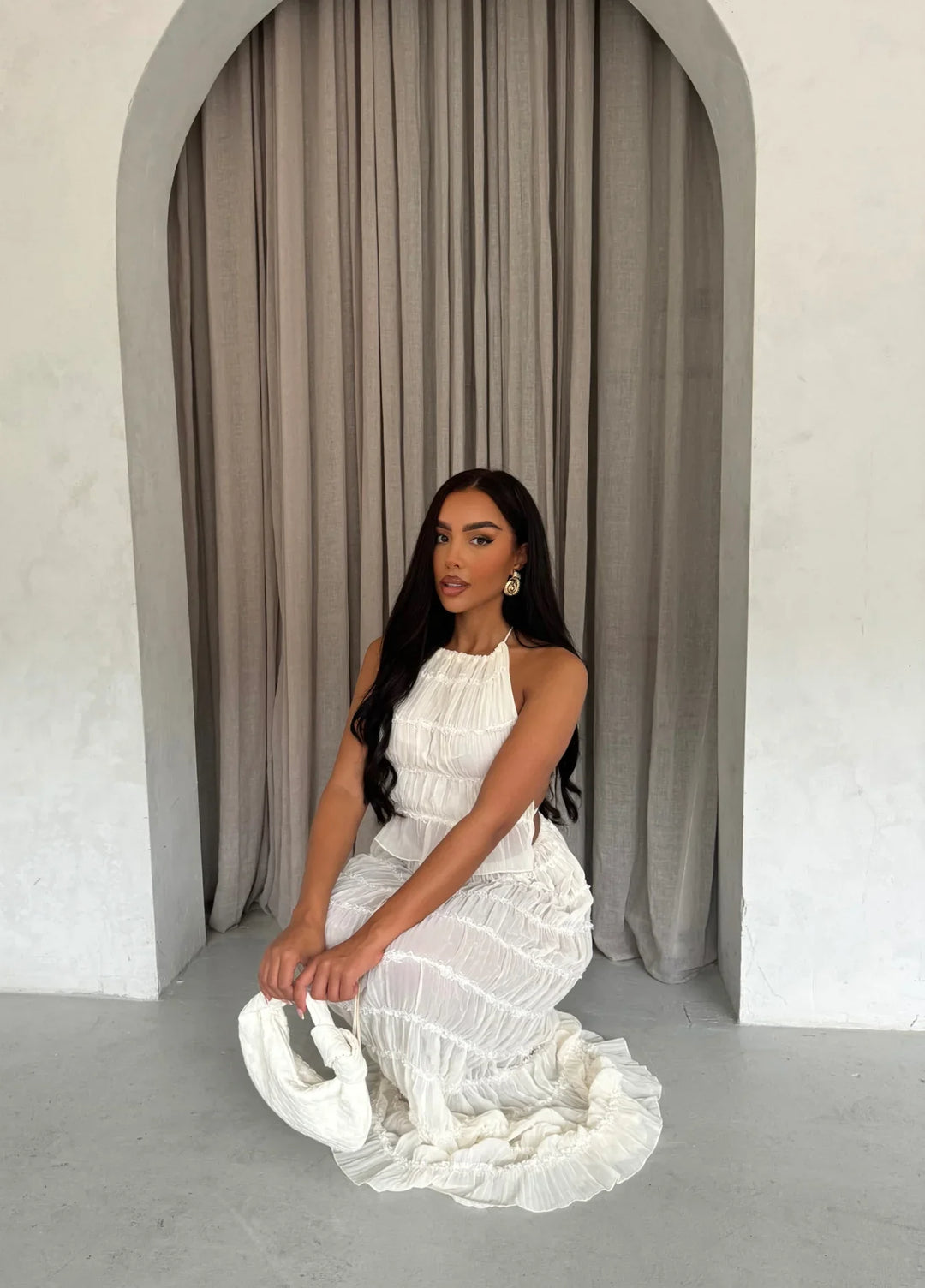 Dames Hawaï Top en Maxi Rok Set - Natasha