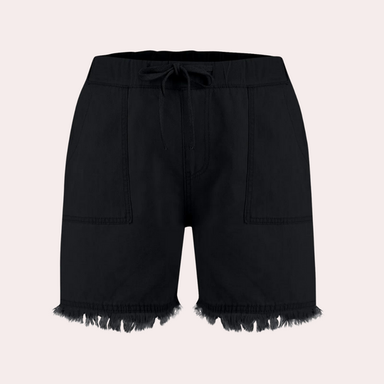 Dames Hoge Taille Shorts - Delfine