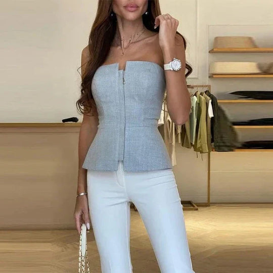 Dames Luchtige Bandeautop - Lina