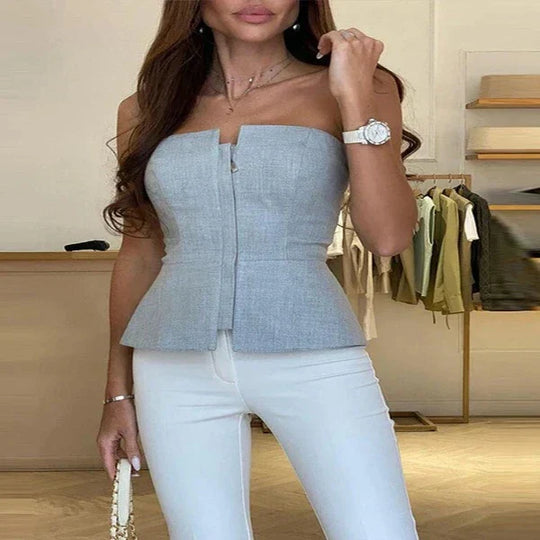 Dames Luchtige Bandeautop - Lina