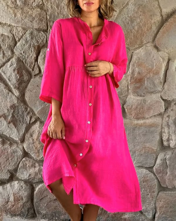 Dames Midi Zomerjurk - Simone