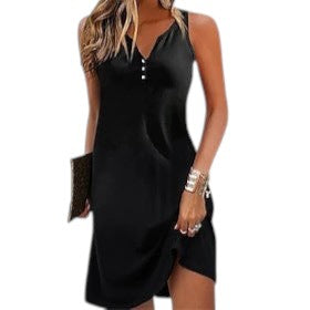 Dames Mouwloze Mini Zomerjurk - Cindy