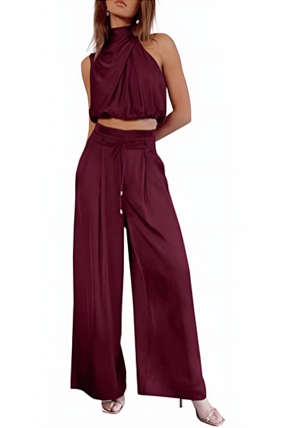 Dames Mouwloze Top en Broek Set - Aurora