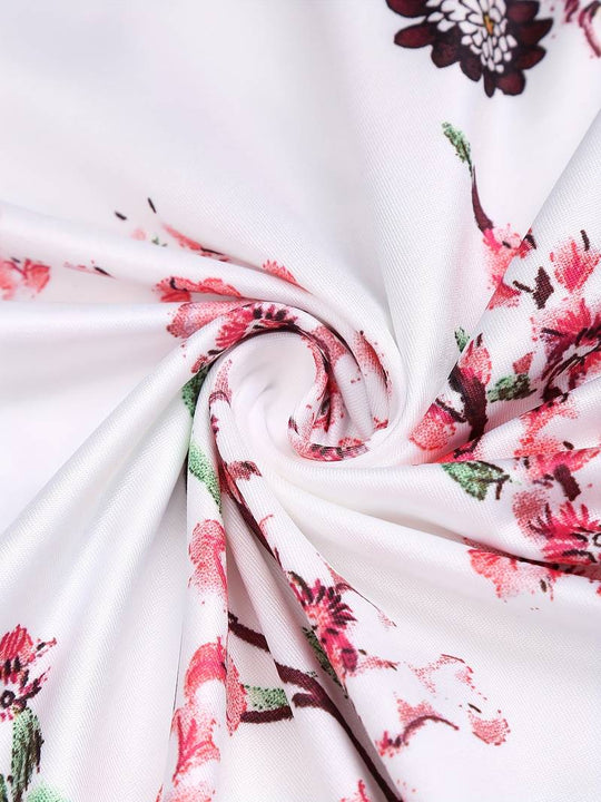 Dames Sakuraprint Midi Zomerjurk - Vivian