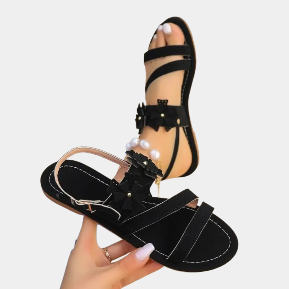 Dames Stijlvolle Platte Sandalen - Enrica