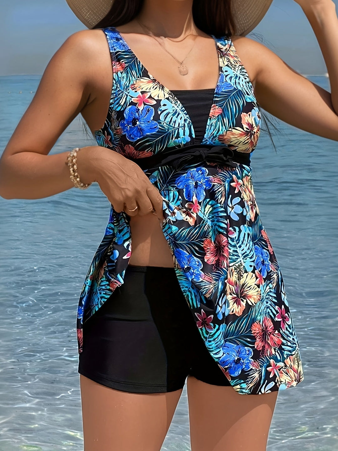 Dames Tankini Set Gestreept Tweedelig - Brynn