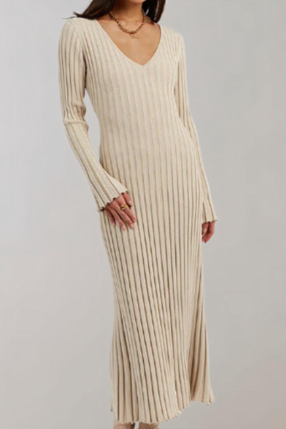 Dames Vloeiende Maxi Gala Jurk - Celestine