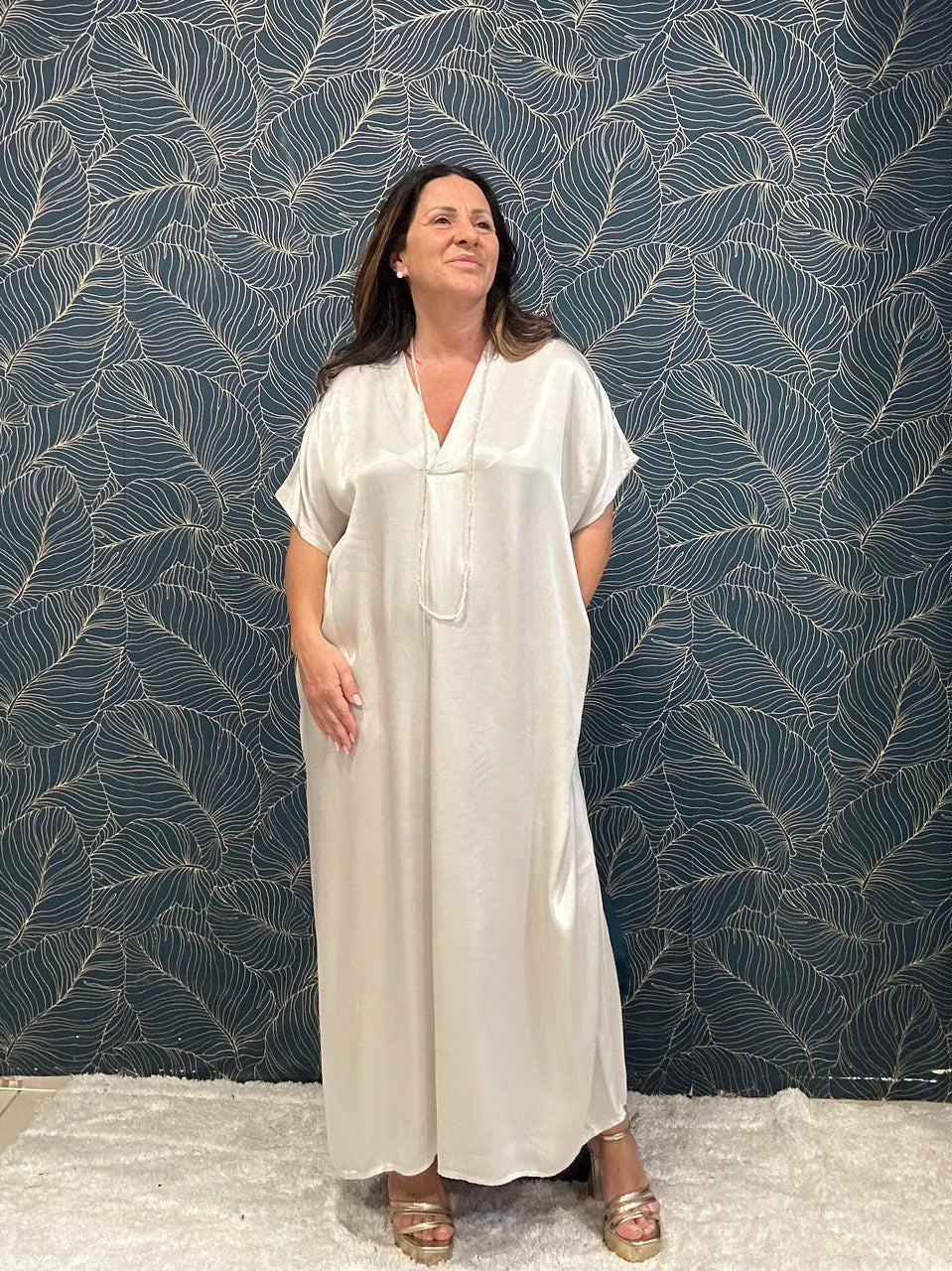 Dames Vloeiende Maxi Zomerjurk - Manica