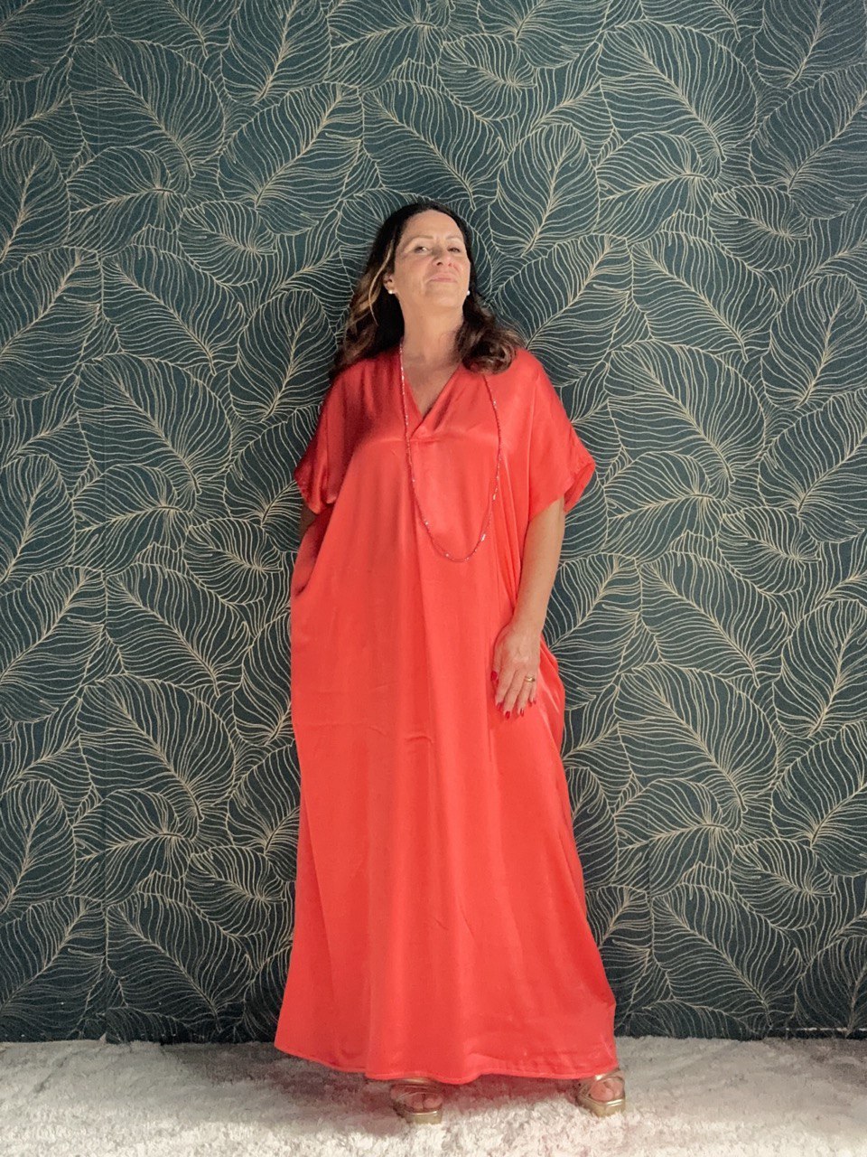 Dames Vloeiende Maxi Zomerjurk - Manica