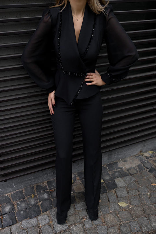 Dames Zwarte Formele Jumpsuit - Marie