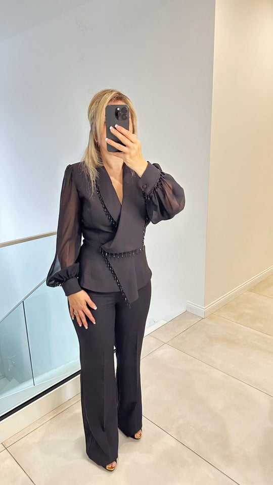 Dames Zwarte Formele Jumpsuit - Marie