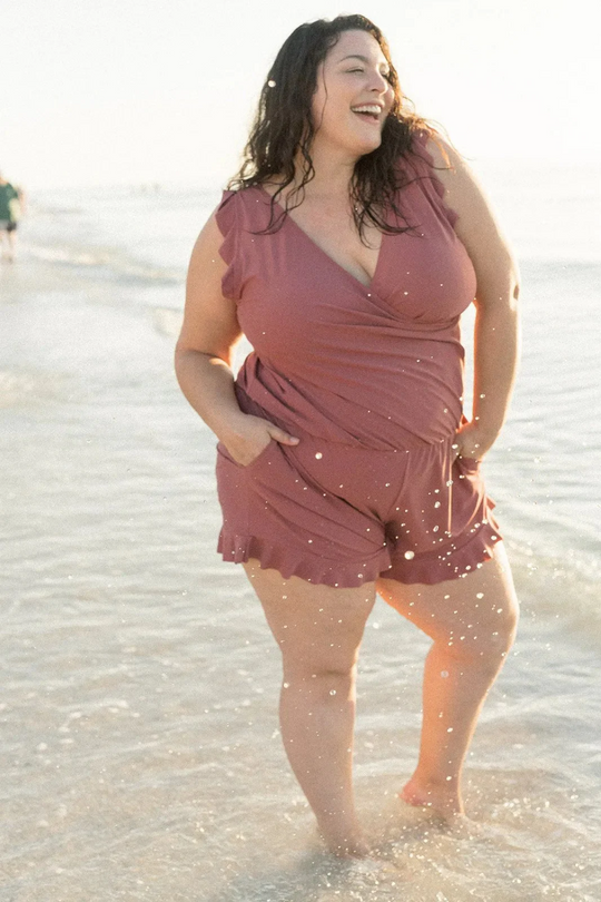 Dames Zwem Romper Zomer Shorts - Valerie