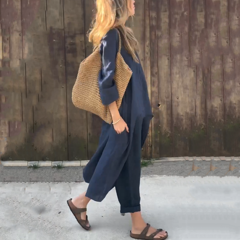 Dames zomerbroek en lange rug set- Marissa