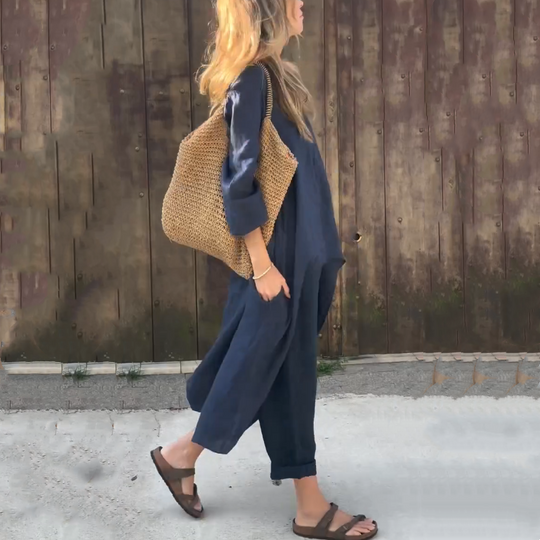 Dames zomerbroek en lange rug set- Marissa