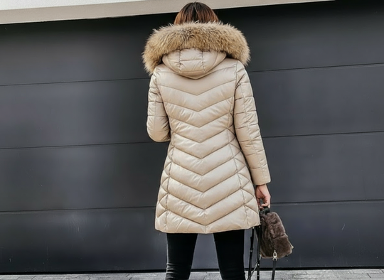 Dames Donsjack met Bontkraag | Warm Winterjack 2