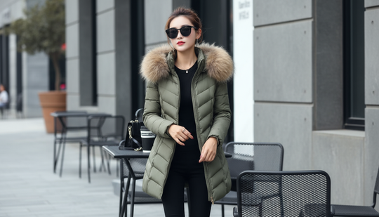 Dames Donsjack met Bontkraag | Warm Winterjack 4