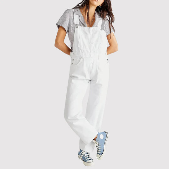 Denim Overall Dames | Relaxte Pasvorm & Praktische Zakken