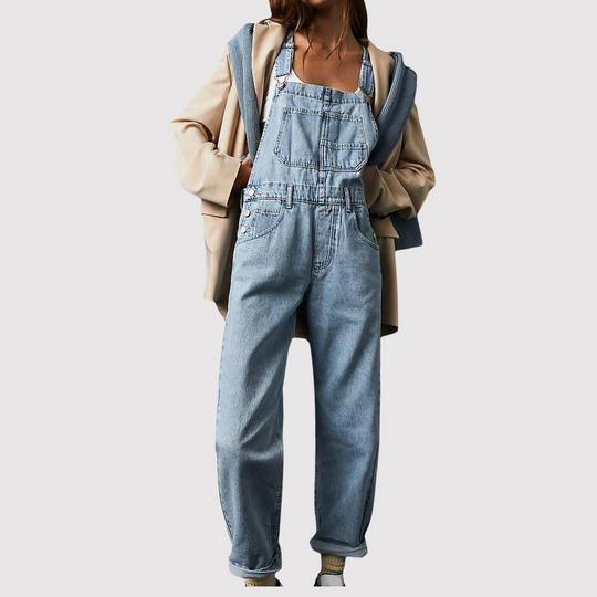 Denim Overall Dames | Verstelbare Bretels & Praktische Zakken
