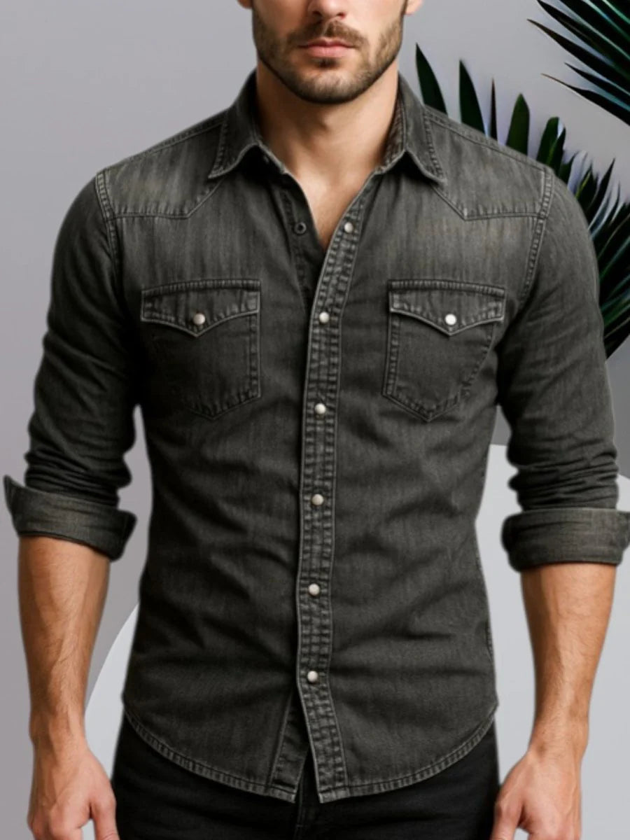 Denim overhemd Heren | Tijdloos Design & Makkelijk te Layeren