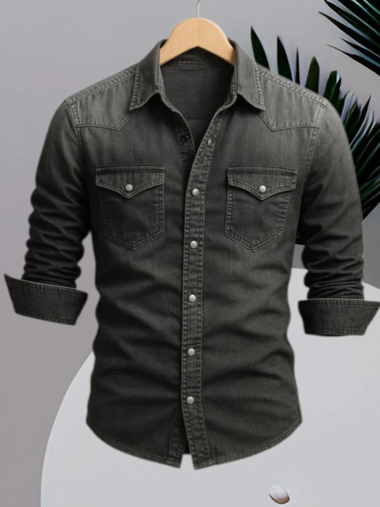 Denim overhemd Heren | Tijdloos Design & Makkelijk te Layeren