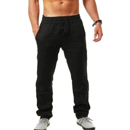 Dario - Lichtgewicht zomerse linnen broek voor heren