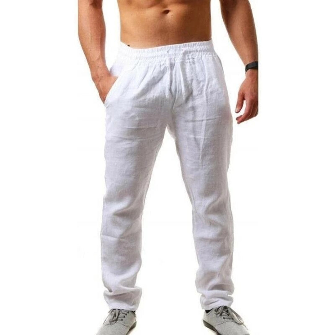 Dario - Lichtgewicht zomerse linnen broek voor heren