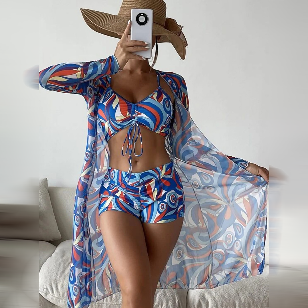 Elegant 3 delig badpak voor dames - Fenna