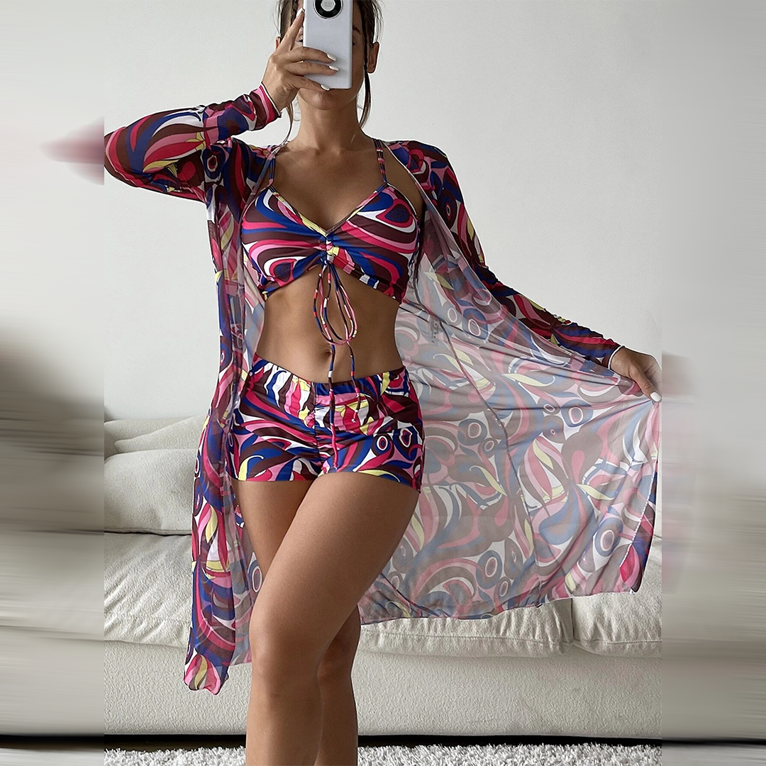 Elegant 3 delig badpak voor dames - Fenna