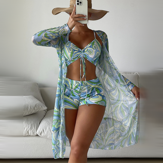 Elegant 3 delig badpak voor dames - Fenna