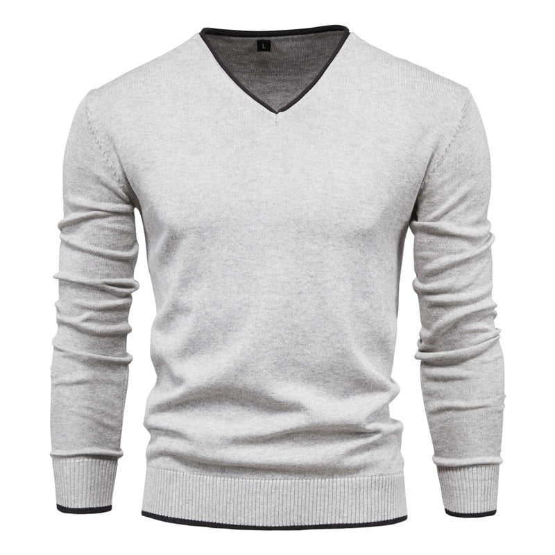 Soren - Heren Slim-Fit Sweater met V-hals