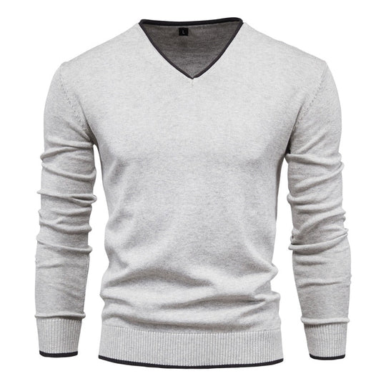 Soren - Heren Slim-Fit Sweater met V-hals