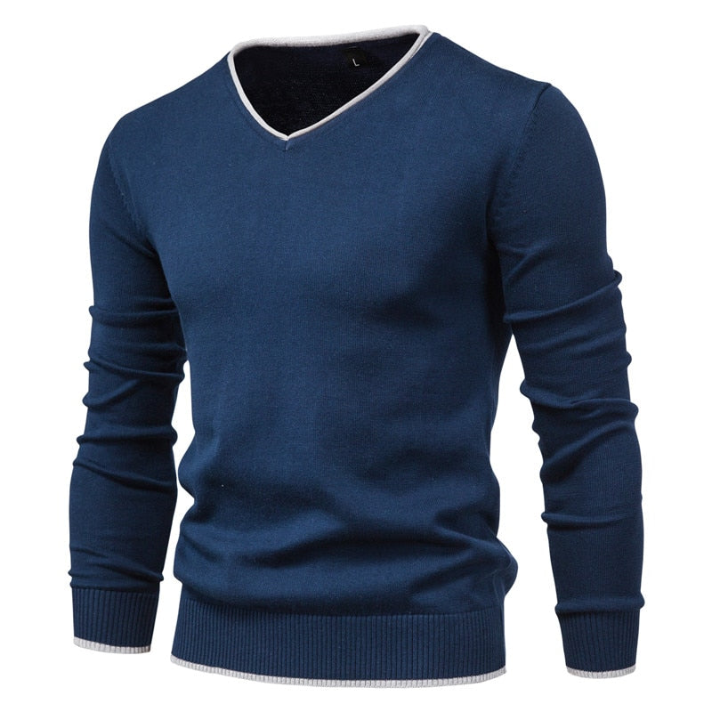 Soren - Heren Slim-Fit Sweater met V-hals