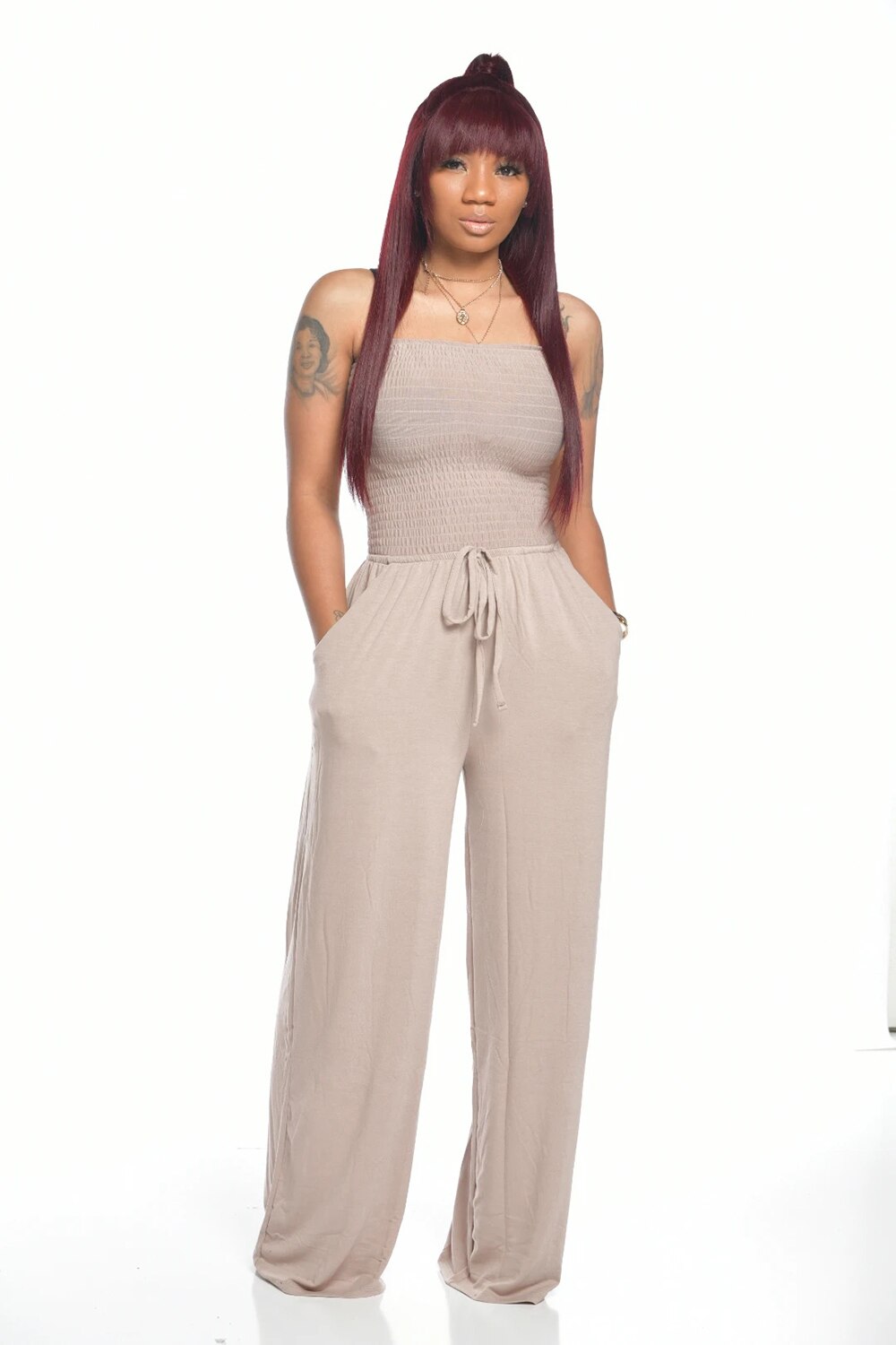 Variant image for Dames Jumpsuit Off-Shoulder Casual Comfort - Emma-21