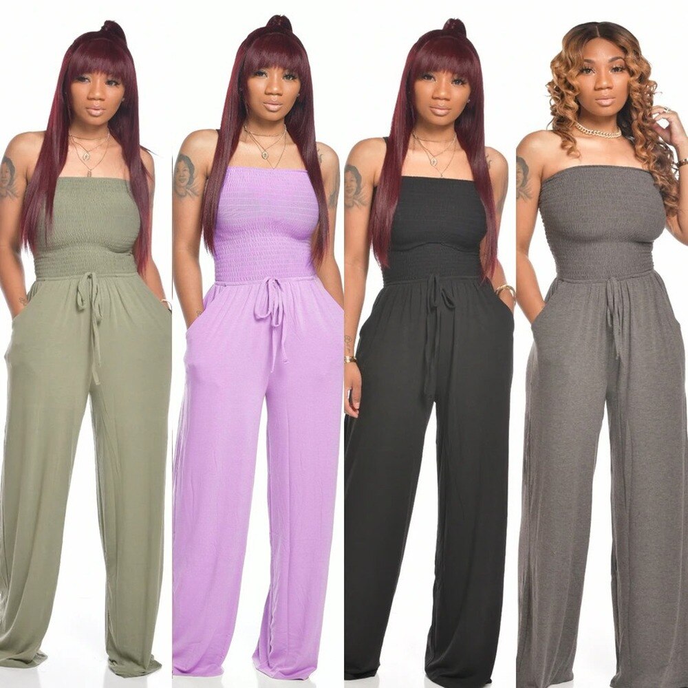 Dames Jumpsuit Off-Shoulder Casual Comfort - Emma-5