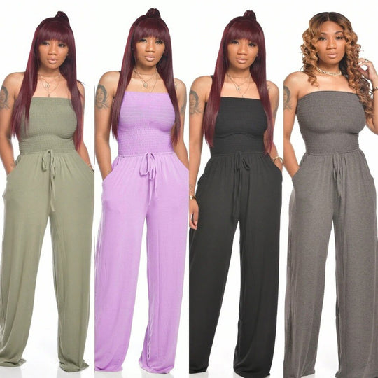 Dames Jumpsuit Off-Shoulder Casual Comfort - Emma-5