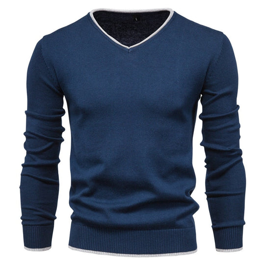 Soren - Heren Slim-Fit Sweater met V-hals
